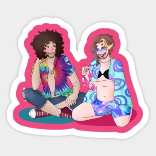 hippie egobang Sticker